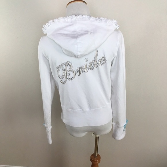 bride zip up hoodie victoria secret